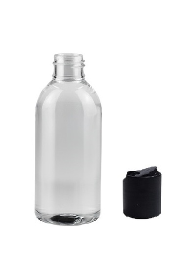 100ml Pet Şeffaf Şişe Disctop Kapak, 12 Adet, Dezenfektan Şişesi, Kozmetik Şişe, Şampuan Şişesi, Plastik Şişe, Aroma Şişesi Şeffaf