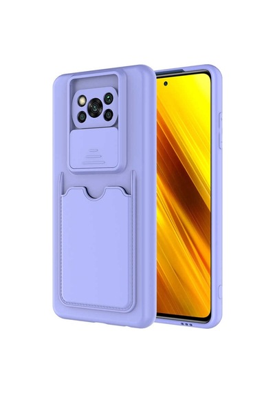 Xiaomi Poco X3 Kılıf Zore Kartix Kartlık Bölmeli Kılıf