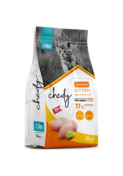 Chedy Tavuklu Yavru Kedi Maması 1500 G