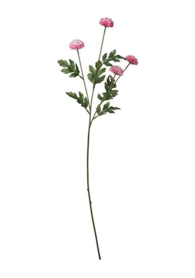 Ikea Smycka Yapay Çiçek, Pembe, 75 Cm, İç-dış Mekan Krizantem