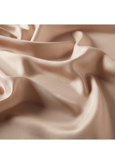 İpekevi Düz Twill İpek Eşarp - Koyu Nude Koyu Bej 3009