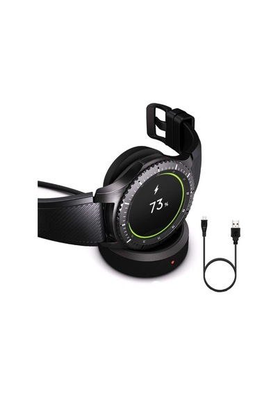 Samsung Galaxy Watch Gear S2/ S3 / S4 İle Uyumlu Usb Manyetik Şarj Kablosu Şarj Istasyonu