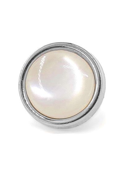 20 Adet Yarım Yuvarlak 15mm İnci Çakma Rivet