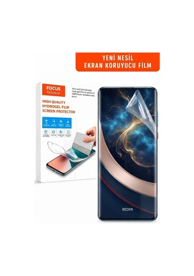 Redmi A7 Pro Kırılmaz Cam Özel Kesim Hydrogel Film