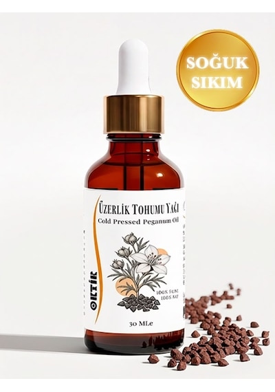 Oktir Soğuk Sıkım Üzerlik Tohumu Yağı Leke Karşıtı Arındırıcı Negatif Enerji Temizleyici 30 Ml