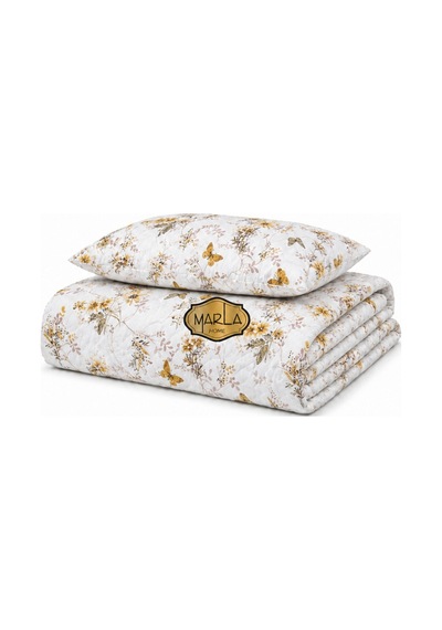 Tek Kişilik Pike Takımı 160x230 Cm Çok Amaçlı Yatak Örtüsü & Battaniye Sarı