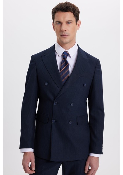 Tudors Erkek Slim Fit Sivri Yaka Çizgili Kapaklı Cepli Lacivert Takım Elbise-41960 Lacivert Tudors Erkek Slim Fit Sivri Yaka Çizgili Kapaklı Cepli Lacivert Takım Elbise-41960 Lacivert