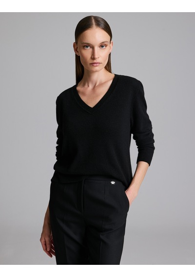 Pierre Cardin Siyah Regular Fit Kazak 50331419-vr046