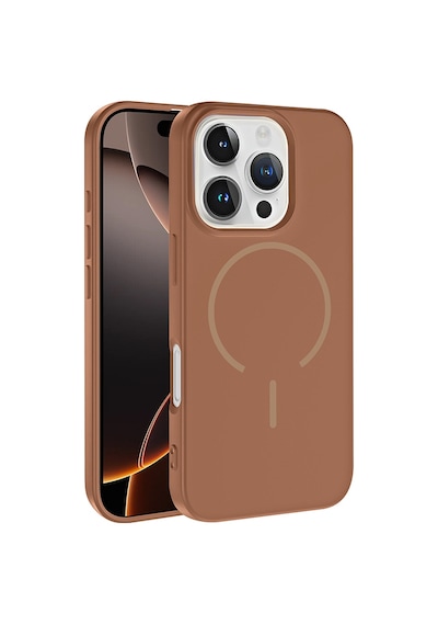 Apple iPhone Uyumlu 16 Pro Kılıf Magsafe Destekli Kamera Korumalı Yumuşak Silikon Pazarplus Rose Pembe
