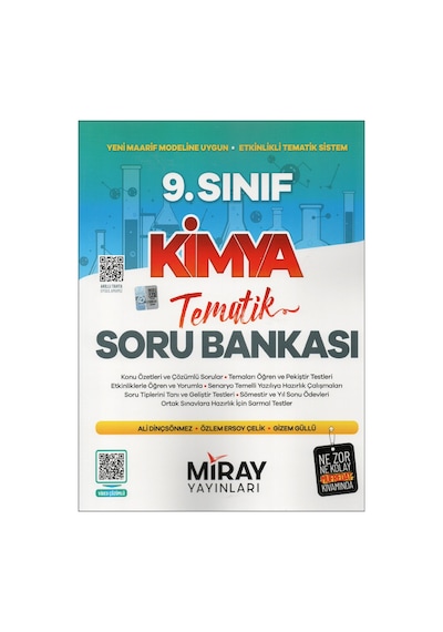 Miray 9. Sınıf Kimya Tematik Soru Bankası Maarif Model
