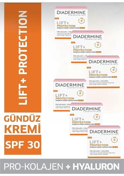 Lift Sıkılaştırıcı Ve Güneş Koruyucu Krem Spf 30 50 Ml X 6 Adet