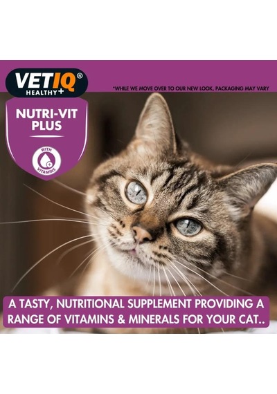 Vet Iq Nutri-Vit Plus For Cats&Kittens Kediler İçin Vitamin & Mineral Takviyesi 70 Gr