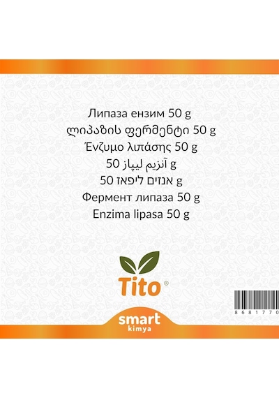 Lipaz Enzimi 50 G
