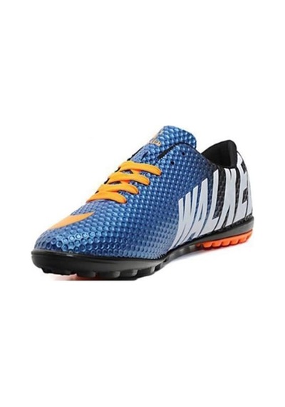 Walked 401-25 Çocuk Halı Saha Krampon Mavi Turuncu 31-35 Mavi 