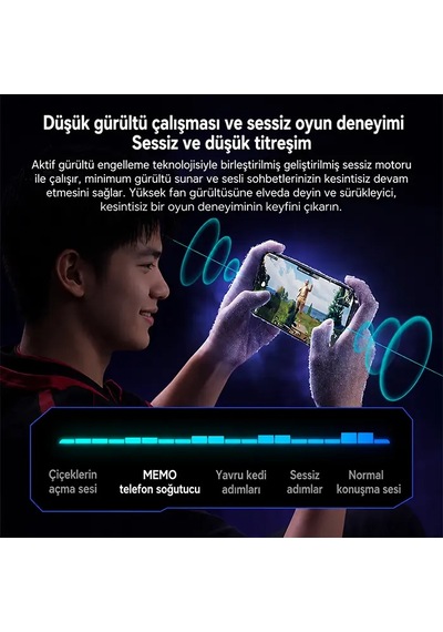 Memo Cx26 Ultra 30w Manyetik Telefon Soğutucu Rgb Magsafe Mobil Oyun Soğutucusu Yapay Zeka Destekli- 5775