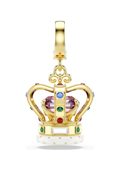 5753019 Swarovski Charm Mınıons:charm Crown Amet/gos Metalik