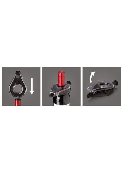 Vacu Vin Wine Aerator - Şarap Havalandırıcı Gri - Kutulu - Gri