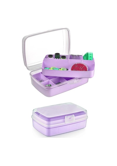 Premium Organize Kutu 12 Bölmeli 2 Lt Mor