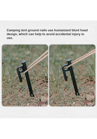 Kamp Çadır Kazığı 4 Adet 40 Cm Transmisyon Demir Çadır Çivisi Diğer