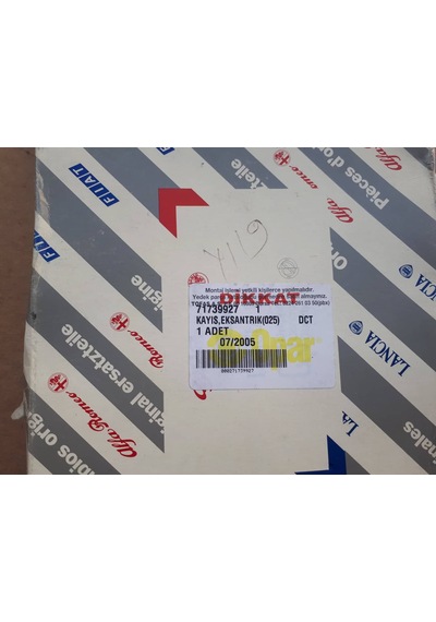 5pk110 Eksantrik Kayışı Ducato Jumper Boxer 2.5 2.8 71739927