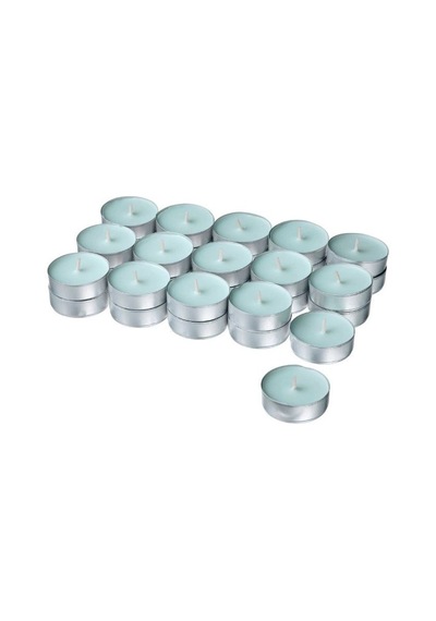 Ikea Bukettapel 30'li Tealight Mum 3,8 X 3 Cm Bergamot Turkuaz