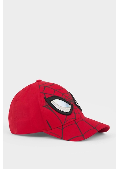 Defacto Marvel Spıderman Pamuklu Cap Şapka Erkek Çocuk G0956a826smrd1 Kırmızı-rd1