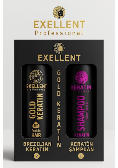Exellent Brezilya Keratin Ve Şampuanı Tüm Saç Tipleri
