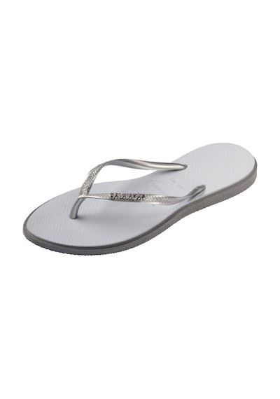 Havaianas Slim Point Steel Grey Kadın Terlik-4794 Gümüş