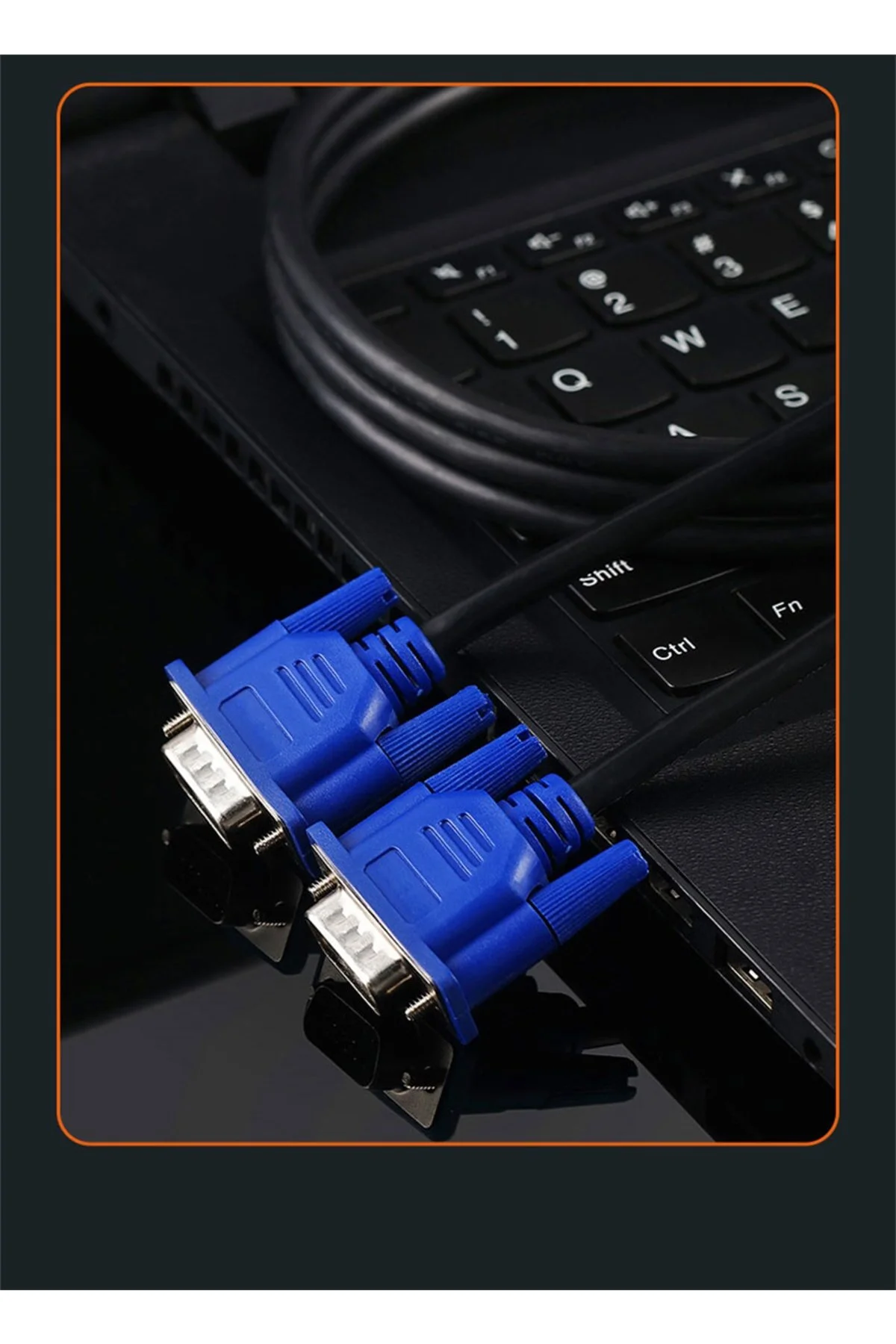 Monitör Kablosu Vga - Vga 5 Metre Vga Kablosu 5 Metre 001