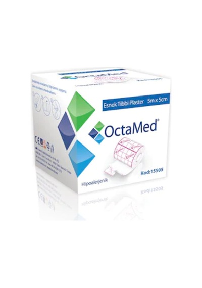 Octacare Octamed Hipoalerjenik Fix Esnek Flaster 5 CM x 5 M