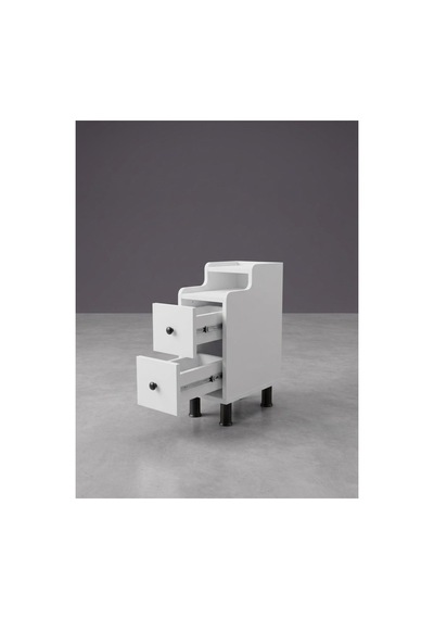 Çok Amaçlı Modern Yan Sehpa Organizer Yatak Odası Komodin 25cm Ahşap Görünümlü Ev Tamamlayıcı Beyaz - 926882295 Beyaz
