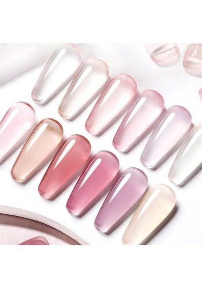 Born Pretty 10ml Jelly Nude Seri Kalıcı Oje Jn32 56347