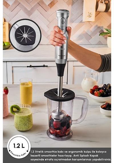 Karaca  Mastermaid Prosteel Uzun Blender Ayaklı 6 Bıçaklı 2500 W Cam Mutfak Robotu