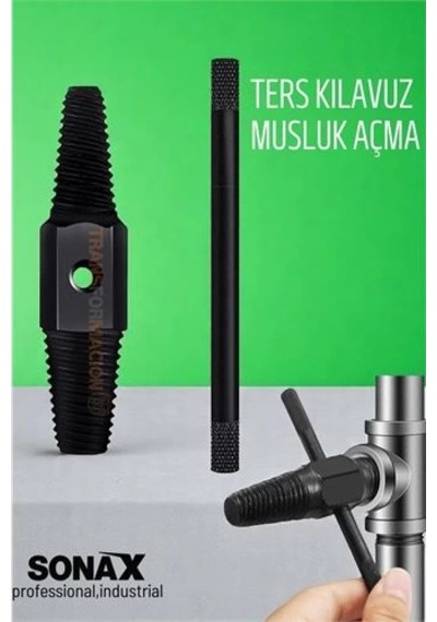 Mey İthalat Ters Kılavuz Hasarlı Musluk Boru Vana Kılavuz Seti Musluk Açma