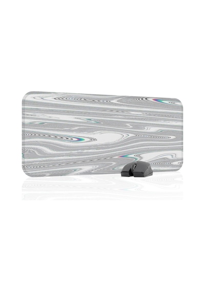 Glitch Kaymaz Dikişli Kauçuk Oyuncu Mousepad V5 - 70x30 Xl Gaming Mouse Pad Fare Altlığı