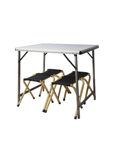 Nurgaz Campout Katlanır Kamp Masa Tabure Seti