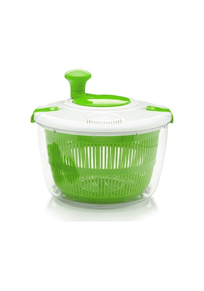 Pouring Spout İle Büyük Sebze Salatası Spinner - Kurutma Kasesi Ve Mutfak Aleti