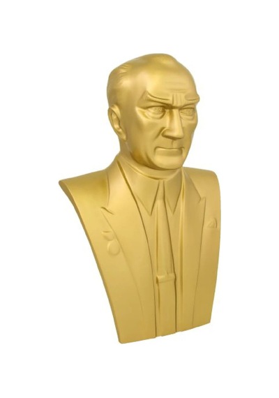 Atatürk Büstü 60cm Fiber + Kaide 100cm + Alt Tabla İlkokul Modeli