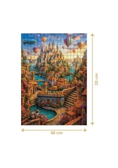 Miriland 500 Parça 2,2mm Kalınlık 48x33cm Profesyonel Hobi Puzzle Yapboz Serisi