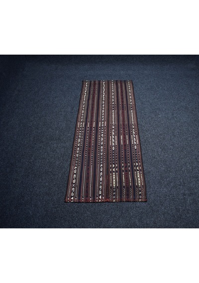 Zehra Abla Halı Antika El Dokuma Seçkin Şavak Yün Kilim 6981 Çok Renkli