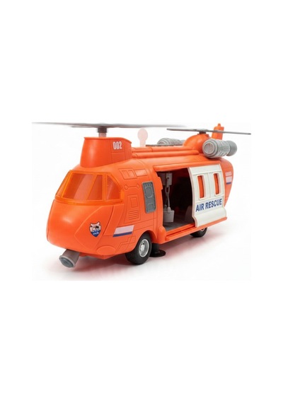 1:16 Ölçekli Işıklı Ve Sesli Oyuncak Kurtarma Helikopteri Taşıyıcı Araç