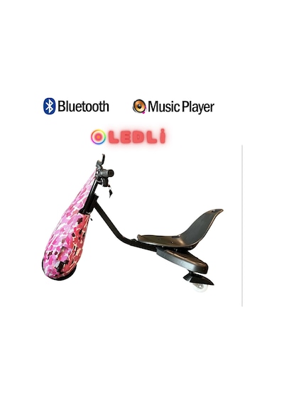 Citymate Drift Car Elektrikli Kaykay Bluetooth Dirift Kar Hoverboard Scooter + Koruma Ekipmanı D05