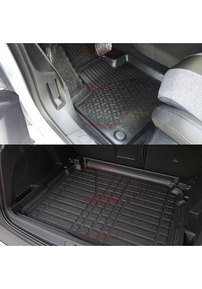 Rizline Peugeot 3008 3D Paspas Ve Bagaj Havuzu 2016-2022 Arası 3D Paspas Ve Alt Bagaj Havuzu
