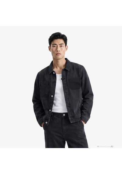 Unıted4 Denim Erkek Siyah Ceket Denceust Çok Renkli