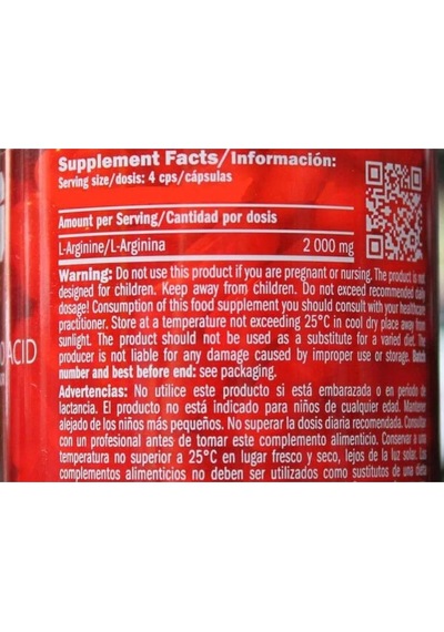 Amıx Arginine / 120 Caps