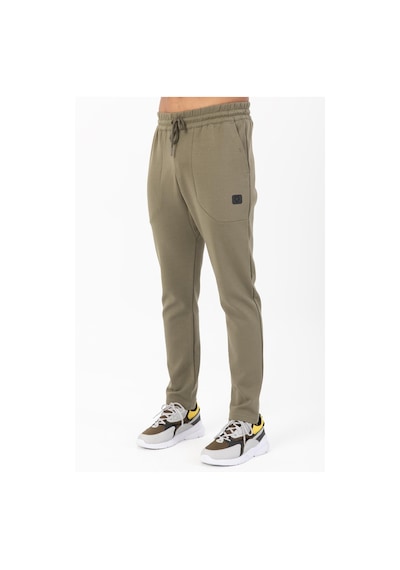 Maraton Sportswear Regular Erkek Dar Paça Basic Açık Haki Eşofman Altı 22480 Açık Haki