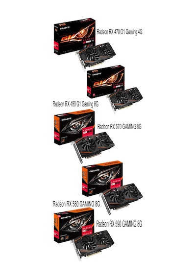 Gigabyte Rx470 570 580 Ekran Kartı Fan
