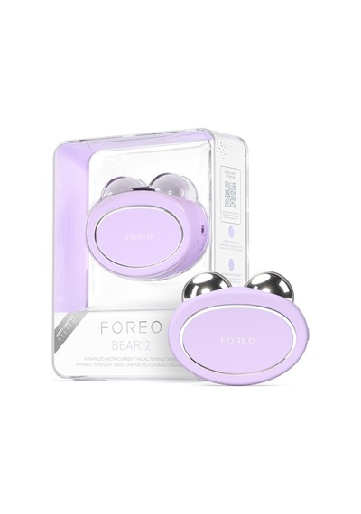 Foreo Bear 2 Advanced Lifting & Toning Microcurrent Facial Device - Anti Aging Face Sculpting Tool - Instant Face Lift - Firm & Contour - Non-ınvasive Skin Care Tools - Lavender