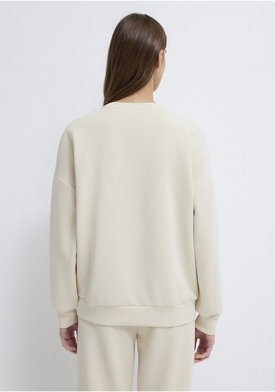 Mavi - Lux Touch Tencel Tm Modal Ekru Sweatshirt 168837-70065 Ekru