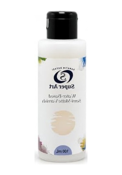 Su Bazlı Yarı-mat Vernik, 100 Ml, Sanat Uygulamaları İçin 0,15 L